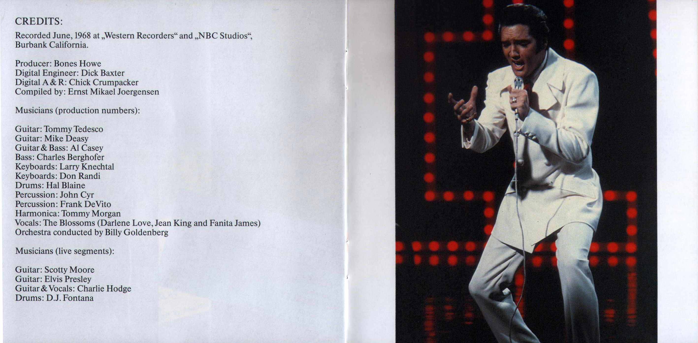 Elvis Presley  The Original Elvis Presley Collection 30; Nbc Tv Special : Booklet 4